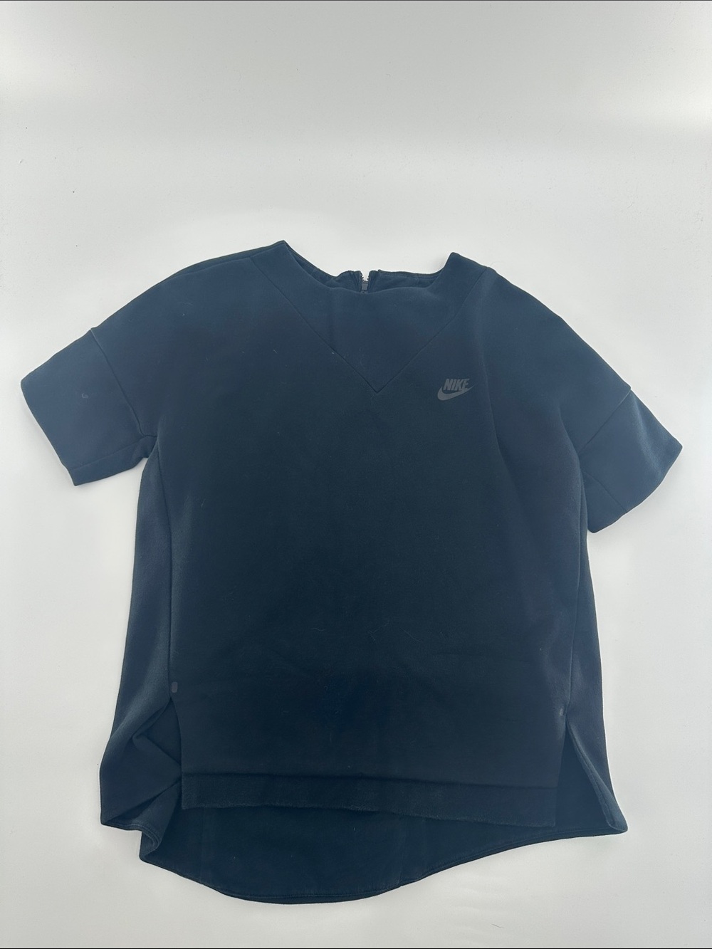 Nike Black Short Sleeve Athletic Pullover Top